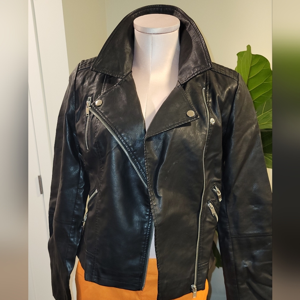 Faux Leather Jacket